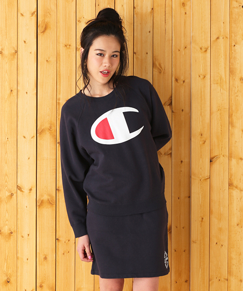 RCWB×Champion 【新品袋入りタグ付き未使用】ロゴスウェットトップス RODEO CROWNS WIDE BOWL | Championロゴスウェットトップス (T
