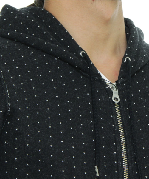 MONKEY TIME(モンキータイム)の「MT JQ/DOT ZIP PK◆(パーカー・メンズ・ブラック/グレー・SMALL/MEDIUM/LARGE)」の6枚目の写真