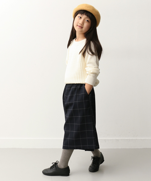 URBAN RESEARCH DOORS（アーバンリサーチドアーズ）の「FORK＆SPOON CW Crewneck Knit（ニット/セーター・キッズ・オフホワイト/オレンジ・120/90/105/135）」の3枚目の写真