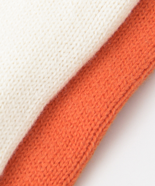 URBAN RESEARCH DOORS（アーバンリサーチドアーズ）の「FORK＆SPOON CW Crewneck Knit（ニット/セーター・キッズ・オフホワイト/オレンジ・120/90/105/135）」の15枚目の写真
