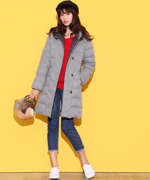 MAYSON GREY（メイソングレイ）の「カットオフアンクルデニム（デニムパンツ・レディース・ネイビー/ブルー/ホワイト・SS/S(1)/L(3)/M(2)）」の19枚目の写真