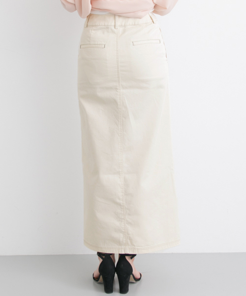 URBAN RESEARCH（アーバンリサーチ）の「 UR  配色ステッチマキシスカート（スカート・レディース・アイボリー/ベージュ・36/38）」の13枚目の写真