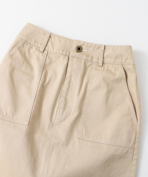 URBAN RESEARCH（アーバンリサーチ）の「 UR  配色ステッチマキシスカート（スカート・レディース・アイボリー/ベージュ・36/38）」の14枚目の写真