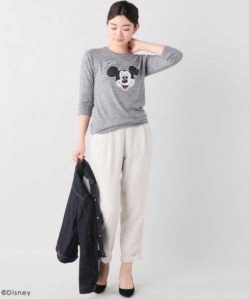 FRAMeWORK（フレームワーク）の「フレームワーク/MICKEY T(face)◆（Tシャツ/カットソー・レディース・グレー/ホワイト/ブラック・FREE）」の6枚目の写真
