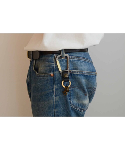 master-piece（マスターピース）の「master-piece / CARABINER / 02000（キーホルダー・メンズ・ブラック/チョコ/キャメル/レッド/グリーン/ベージュ/ネイビー・FREE）」の8枚目の写真