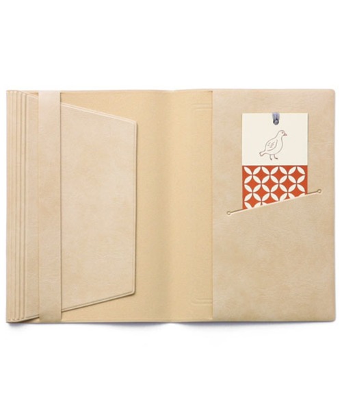 ニューレトロ(ニューレトロ)の「ニューレトロ ブックカバー(鳥) 文庫本 A6サイズ(本・レディース・アイボリー/ブラウン/ブルー/レッド/ブラック・FREE)」の19枚目の写真