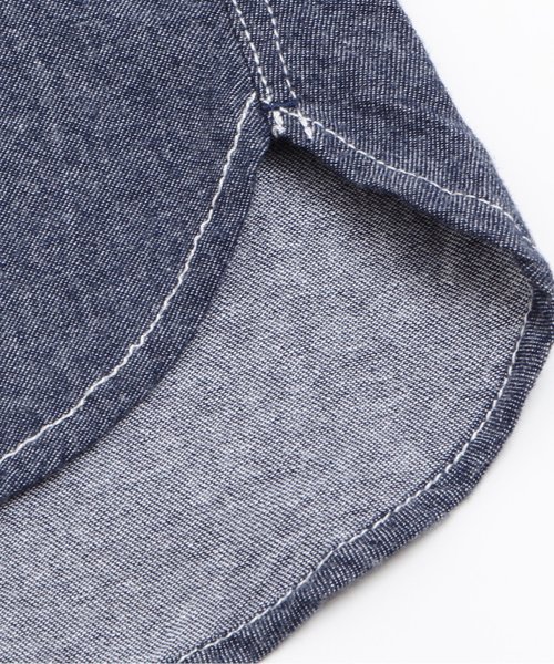apres les cours(アプレレクール)の「シャツワンピース(シャツワンピース・キッズ・キナリ/ネイビー/ダークグリーン・110/130/140/100/120/80/90)」の11枚目の写真
