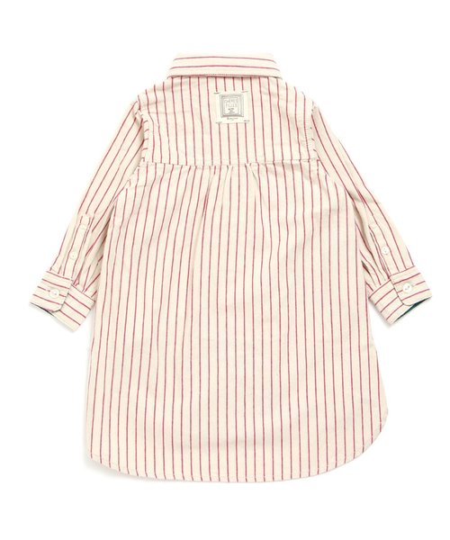 apres les cours(アプレレクール)の「シャツワンピース(シャツワンピース・キッズ・キナリ/ネイビー/ダークグリーン・110/130/140/100/120/80/90)」の12枚目の写真