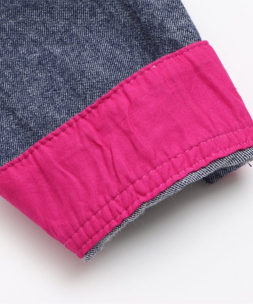 apres les cours(アプレレクール)の「シャツワンピース(シャツワンピース・キッズ・キナリ/ネイビー/ダークグリーン・110/130/140/100/120/80/90)」の16枚目の写真