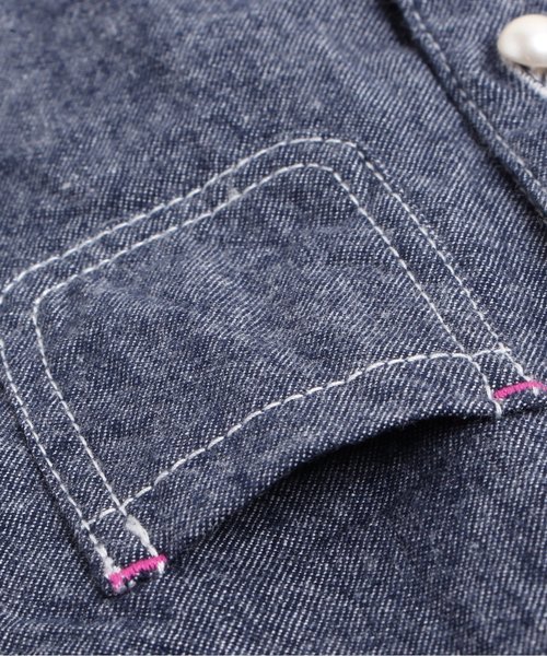 apres les cours(アプレレクール)の「シャツワンピース(シャツワンピース・キッズ・キナリ/ネイビー/ダークグリーン・110/130/140/100/120/80/90)」の19枚目の写真