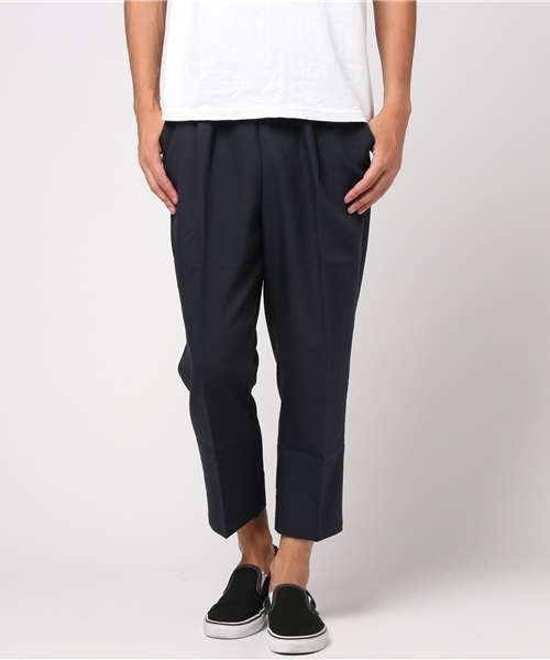 L&HARMONY（エルアンドハーモニー）の「[L&HARMONY / エルアンドハーモニー] クロップドテーパードスラックス（スラックス・メンズ・ブラック/グレー/ネイビー・3/2）」の14枚目の写真