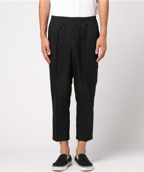 L&HARMONY（エルアンドハーモニー）の「[L&HARMONY / エルアンドハーモニー] クロップドテーパードスラックス（スラックス・メンズ・ブラック/グレー/ネイビー・3/2）」の6枚目の写真