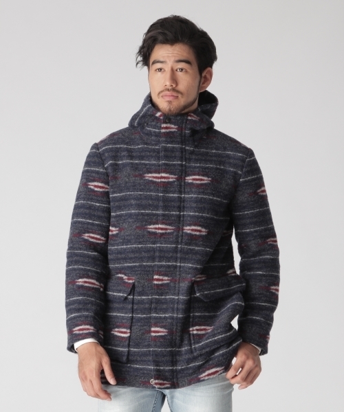 BAYFLOW（ベイフロー）の「BAYFLOW／ネイティブ柄スライバーニットコート　17AW（その他アウター・メンズ・グレー/ネイビー・LARGE/MEDIUM/SMALL）」の12枚目の写真