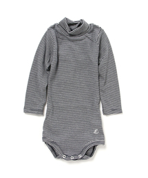 PETIT BATEAU | ミラレタートルネック長袖ボディ(肌着)