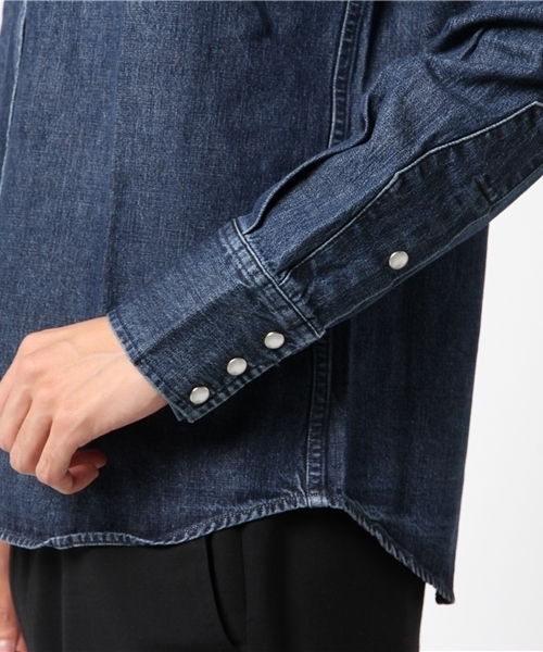 Lee(リー)の「【Lee】ウエスタンデニムシャツ(シャツ/ブラウス・メンズ・ライトブルー/ブルー・LARGE/MEDIUM/SMALL/X-LARGE)」の6枚目の写真