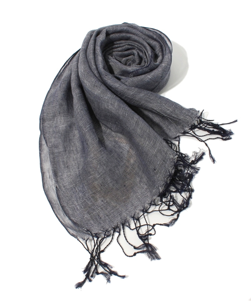 JOURNAL STANDARD relume（ジャーナルスタンダード　レリューム）の「relume ストール（ストール/ショール・レディース・ダークブルー/ブラウン系その他/クリアブルー/ブラック×ブラック/ブラック系その他/アイボリー/コバルトブルー/ネイビー/チャコールグレー・FREE）」の9枚目の写真