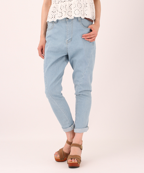 Another Edition（アナザーエディション）の「■AE ﾘｯﾀｲCUTTING DNM 5POC ◆（デニムパンツ・レディース・ネイビー/コバルトブルー/ライトブルー/ホワイト/その他1・SMALL/MEDIUM）」の6枚目の写真