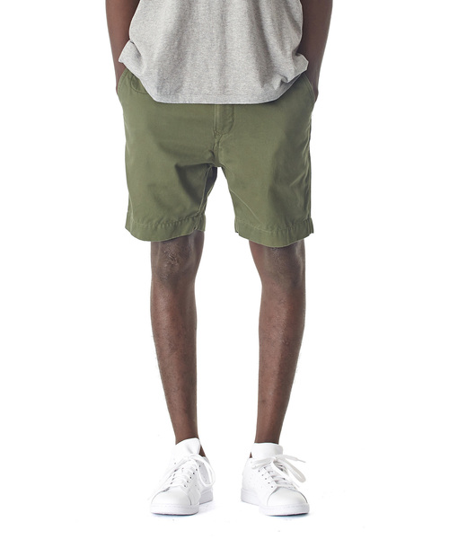 Sandinista（サンディニスタ）の「B.C. Chino Short Pants / チノショートパンツ（チノパンツ・メンズ・ブラック/ネイビー/ベージュ/オリーブ・30 inch/32inch/34inch）」の4枚目の写真