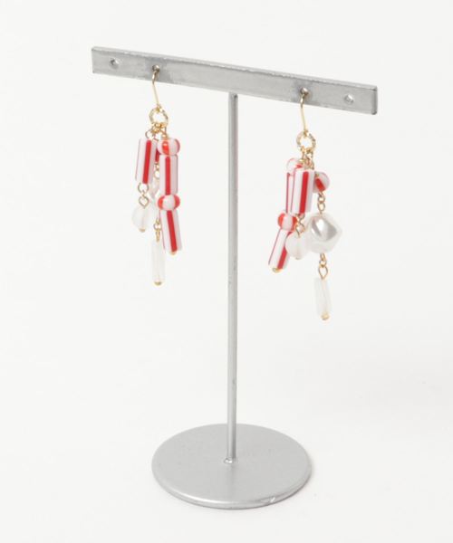 TONE SELECT GOODS(トーンセレクトグッズ)の「【tschuss(チュース)】Polly (ポリー) ピアス(ピアス(両耳用)・レディース・ブラック/レッド/イエロー/オレンジ/グリーン/ブルー・FREE)」の5枚目の写真