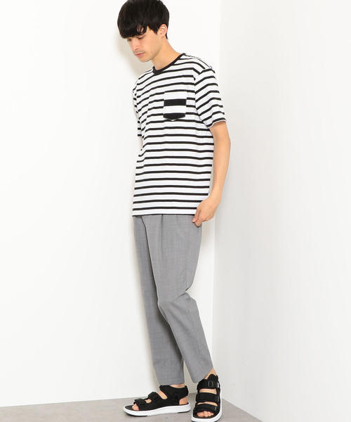 FRUIT OF THE LOOM（フルーツオブザルーム）の「別注 [フルーツオブザルーム] SC FRUIT OF THE LOOM ボーダー Tシャツ 2枚組（Tシャツ/カットソー・メンズ・ブラック・L/S/M）」の20枚目の写真