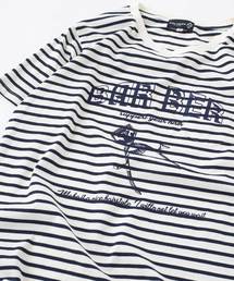 Lens Concave（レンズコンケイブ）の「BAR BER ポケットＴ（Tシャツ/カットソー）」