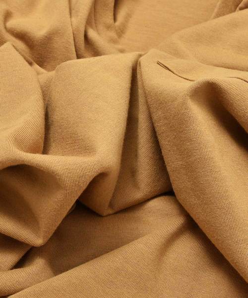 MinoriTY（マイノリティ）の「フェイクレイヤードビッグシルエット半袖Tシャツ カットソー クルーネック（Tシャツ/カットソー・メンズ・ブラック/オフホワイト/オリーブ/ピンク/キャメル・FREE）」の20枚目の写真