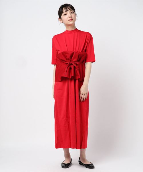 CLANE クラネ WAIST FRILL ONE PIECE ワンピース 発売中のおすすめアイテムを松本恵奈着用でご紹介。”WAIST FRILL ONE