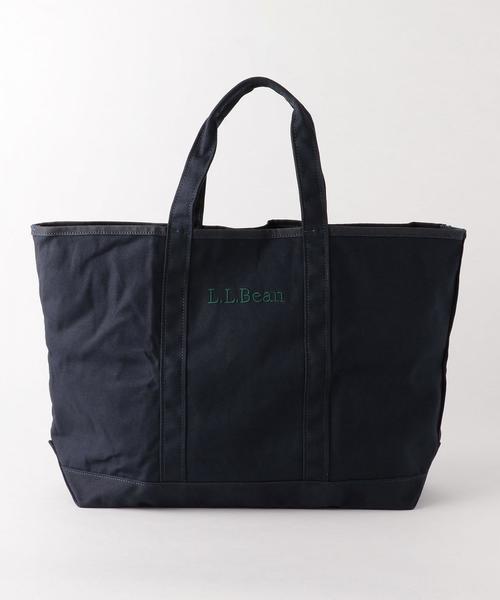 L.L.Bean（エルエルビーン）の「＜L.L.BEAN＞GLOSSARY トートバッグ Ψ（トートバッグ・レディース・ネイビー/ナチュラル・FREE）」の2枚目の写真