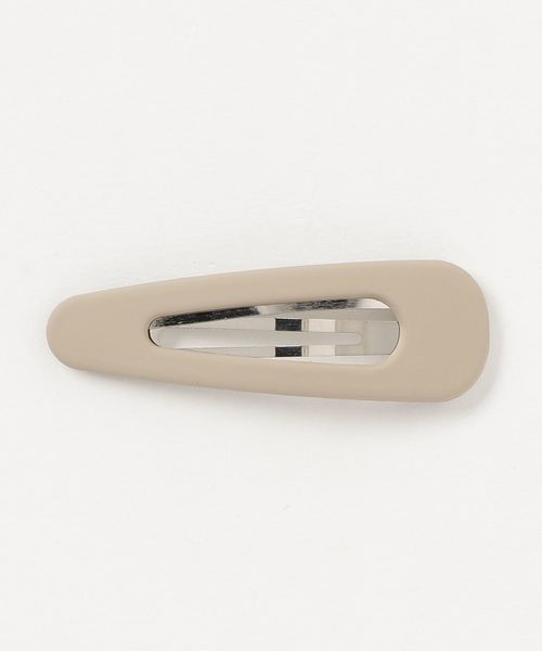 Fun & Daily（ファンアンドデイリー）の「F&D : マットカラーヘアクリップ（バレッタ/ヘアクリップ・レディース・ブラック/ベージュ/ミント/パープル/ピンク・FREE）」の3枚目の写真