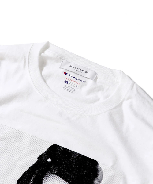 GALLIS ADDICTION(ガリスアディクション)の「GA TATOO MEN転写プリント ロンT(Tシャツ/カットソー・メンズ・ホワイト/ブラック・M/L/XL)」の3枚目の写真