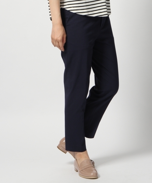 GLOBAL WORK（グローバルワーク）の「ナイロンレーヨンストレッチトラウザーFW/803913（その他パンツ・レディース・ブラック/ベージュ/ネイビー/カーキ・LARGE/MEDIUM/SMALL）」の4枚目の写真