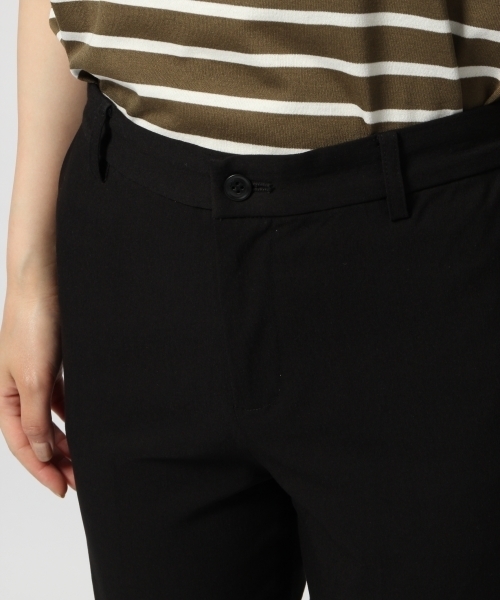 GLOBAL WORK（グローバルワーク）の「ナイロンレーヨンストレッチトラウザーFW/803913（その他パンツ・レディース・ブラック/ベージュ/ネイビー/カーキ・LARGE/MEDIUM/SMALL）」の7枚目の写真