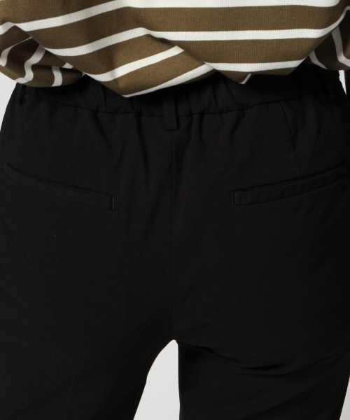 GLOBAL WORK（グローバルワーク）の「ナイロンレーヨンストレッチトラウザーFW/803913（その他パンツ・レディース・ブラック/ベージュ/ネイビー/カーキ・LARGE/MEDIUM/SMALL）」の10枚目の写真