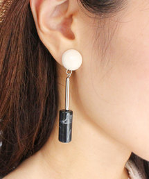 MODE ROBE（モードローブ）の「べっ甲風ロングパーツ ピアス（ピアス（両耳用））」