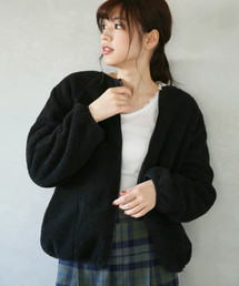 GLOBAL WORK | ボアリバーシブルブルゾン/814403(ブルゾン)