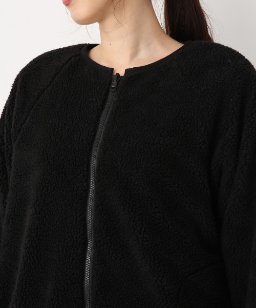 GLOBAL WORK（グローバルワーク）の「ボアリバーシブルブルゾン/814403（ブルゾン・レディース・オフホワイト/ブラック・MEDIUM/LARGE）」の19枚目の写真