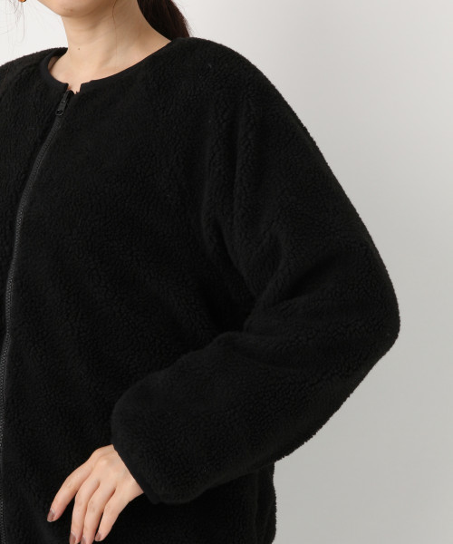 GLOBAL WORK（グローバルワーク）の「ボアリバーシブルブルゾン/814403（ブルゾン・レディース・オフホワイト/ブラック・MEDIUM/LARGE）」の20枚目の写真