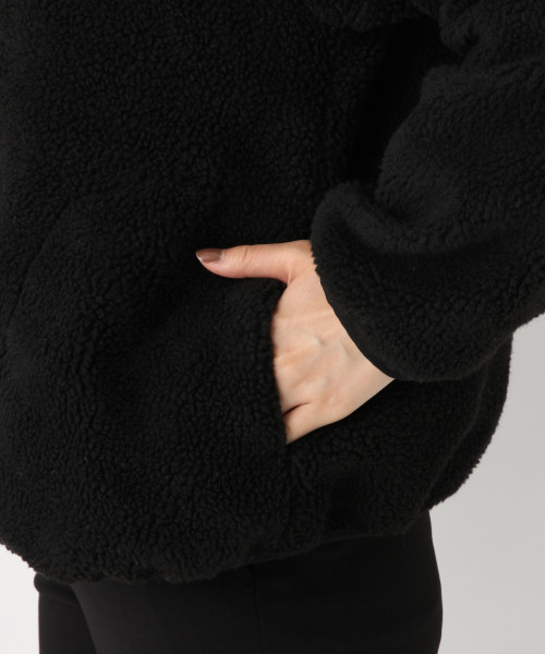 GLOBAL WORK（グローバルワーク）の「ボアリバーシブルブルゾン/814403（ブルゾン・レディース・オフホワイト/ブラック・MEDIUM/LARGE）」の22枚目の写真