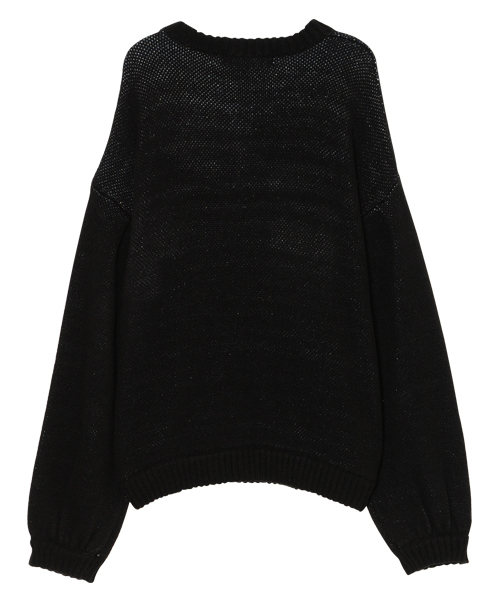 Candy Stripper(キャンディストリッパー)の「FANCY LOGO ニット(ニット/セーター・レディース・ブラック/ピンク/グリーン・2)」の10枚目の写真