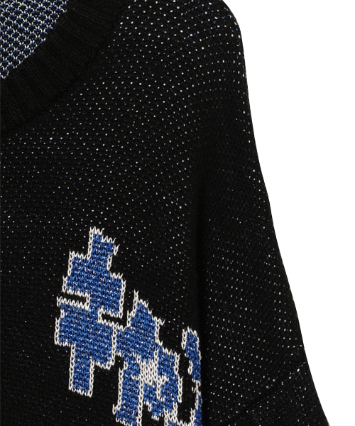 Candy Stripper(キャンディストリッパー)の「FANCY LOGO ニット(ニット/セーター・レディース・ブラック/ピンク/グリーン・2)」の4枚目の写真