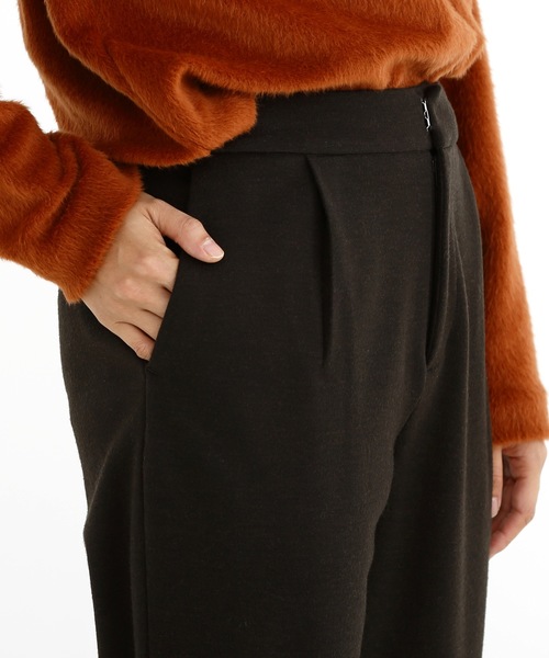 Munich(ミューニック)の「ストレッチウールポンチタックパンツ(その他パンツ・レディース・ブラック/ダークブラウン/カーキ・S/M/XS)」の15枚目の写真