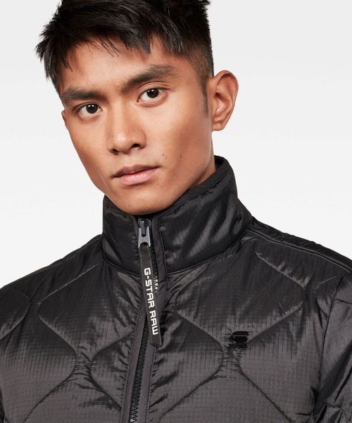 G-STAR(ジースター)の「Edla Transseasonal Liner Overshirt(ミリタリージャケット・メンズ・ダークブラック・SMALL/MEDIUM/LARGE/X-SMALL)」の4枚目の写真