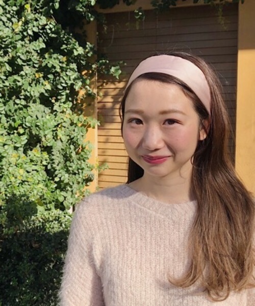 flower（フラワー）の「ドットツイリースカーフ（ストール/ショール・レディース・ネイビー/ブラウン・FREE）」の4枚目の写真