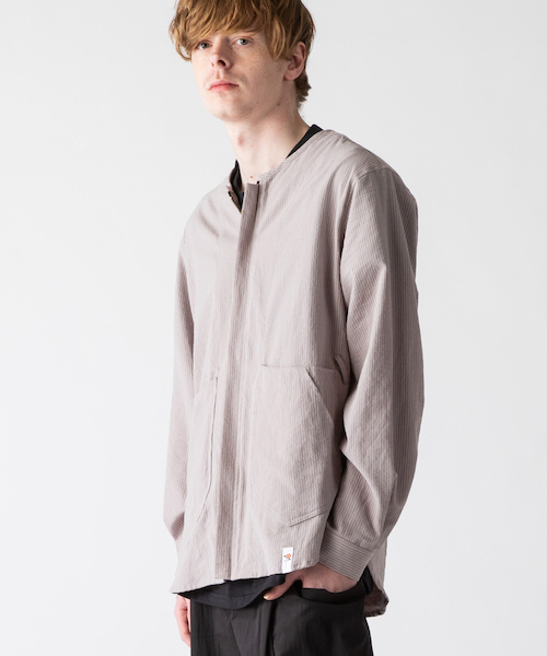 レア　テンダーロイン　ノーカラーシャツ 12100361-b.jpg