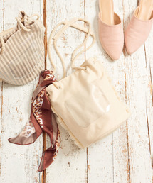 DISCOAT | フリンジ巾着バッグ(ショルダーバッグ)