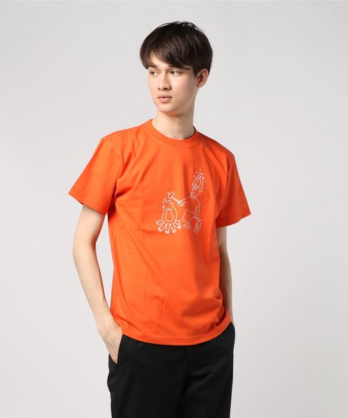 BAMBOO SHOOTS（バンブーシュート）の「BAMBOO SHOOTS / MARSHMALLOW（Tシャツ/カットソー・メンズ・ホワイト/オレンジ/ミント・SMALL/MEDIUM/LARGE/X-LARGE）」の3枚目の写真