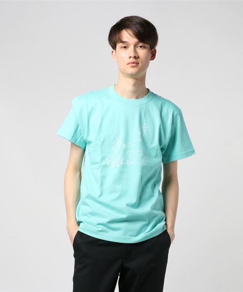 BAMBOO SHOOTS（バンブーシュート）の「BAMBOO SHOOTS / MARSHMALLOW（Tシャツ/カットソー・メンズ・ホワイト/オレンジ/ミント・SMALL/MEDIUM/LARGE/X-LARGE）」の2枚目の写真