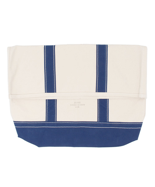 20/80（テゥエンティーエイティー）の「【20/80】トゥエンティーエイティー/ PARAFFIN CANVAS #10 DOCUMENT POUCH（クラッチバッグ・メンズ・ホワイト×ネイビー/グリーン/ネイビー/オレンジ系/ホワイト×ブラック/マルチ/ブラック×ホワイト/ホワイト×グレー/ホワイト×レッド/ベージュ/ベージュ系その他/グリーン系その他/ホワイト×ブルー/ブルー系その他/グレー系その他・FREE）」の3枚目の写真