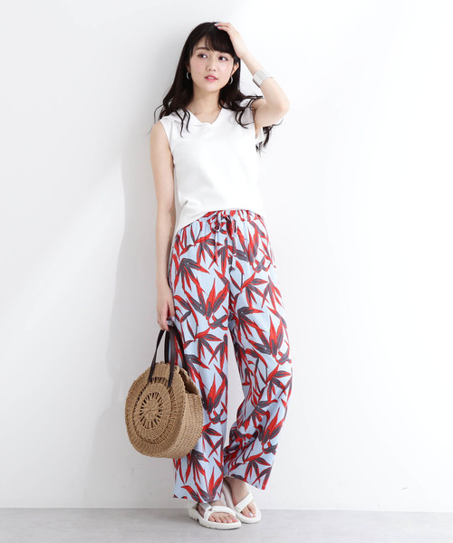 N.(N. Natural Beauty Basic)(エヌエヌナチュラルビューティーベーシック)の「セーラーカラーニット(ニット/セーター・レディース・ホワイト/ネイビー/グリーン・MEDIUM)」の10枚目の写真