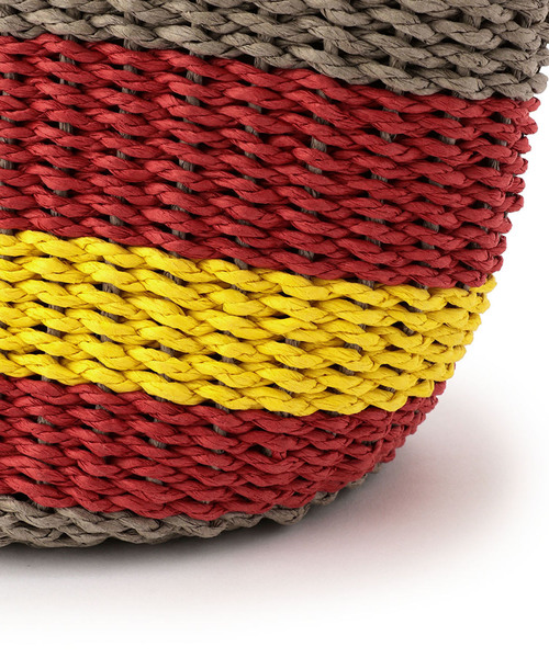 DECOY SINCE 1981(デコイシンスイチキュウハチイチ)の「カラーブロックかごバッグ(かごバッグ・レディース・ベージュ/グレー・フリー)」の13枚目の写真